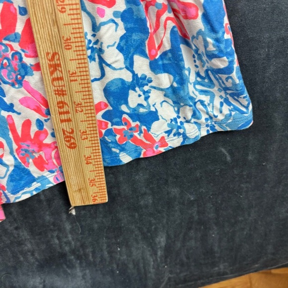 EUC Lilly Pulitzer Tala Romper in Blue Bay Pop Pop Sz XL - Picture 8 of 15